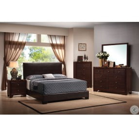 Conner Dark Brown Bedroom Set