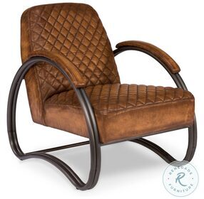 Montmartre Brown Carter Leather Chair