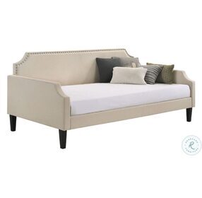Olivia Taupe and Black Twin Daybed