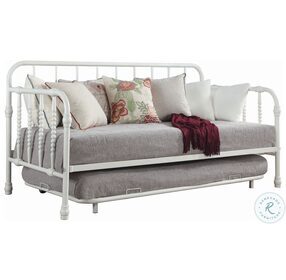 Marina White Twin Daybed With Trundle