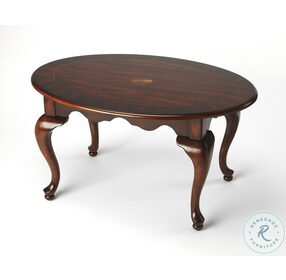 Plantation Cherry 3012024 Oval Cocktail Table