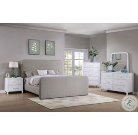 Wren Gray Upholstered Platform Bedroom Set