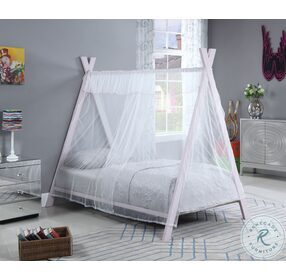 Fultonville Pink Twin Tent Bed
