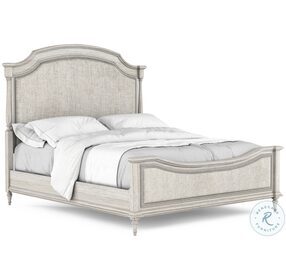 Somerton Vintage Linen Queen Upholstered Panel Bed