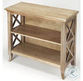 Newport Driftwood Low Bookcase