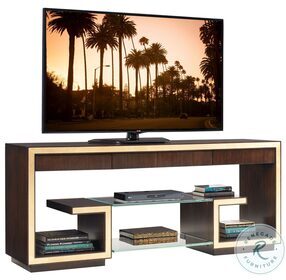 Bel Aire Walnut Rodeo 72" Media Console