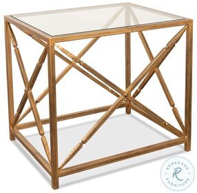 Neo Classical Gold Side Table