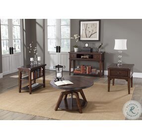 Aspen Skies Russet Brown Occasional Table Set