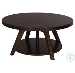 Aspen Skies Russet Brown Motion 34" Cocktail Table