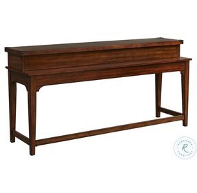 Aspen Skies Russet Brown Console Bar Table