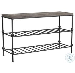 Emery II Silver Pine Console Table