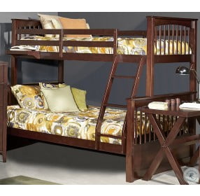 Pulse Chocolate Twin Over Full Bunk Bed