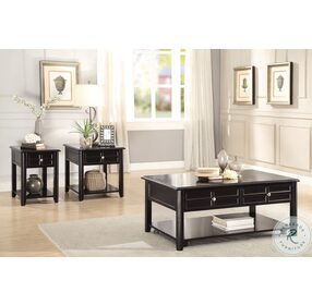 Carrier Brown Lift Top Occasional Table Set