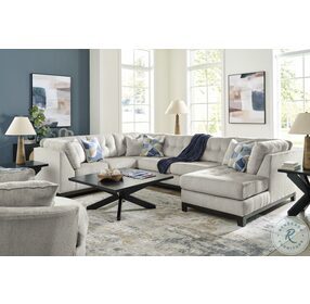 Maxon Place Stone 3 Piece Sectional with RAF Chaise