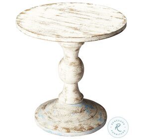 Grandma's Attic Artifacts Pedestal Table