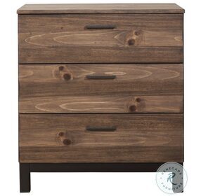Weston Light Distressed Pine 3 Drawer Small Chest
