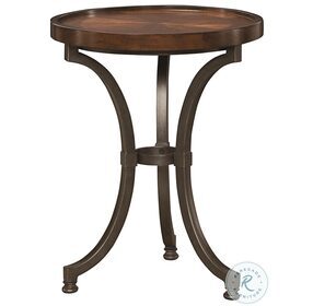 Barrow Rich Amber Round Chairside Table