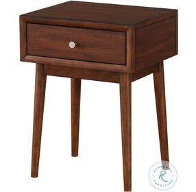 Frolic Brown 1 Drawer End Table