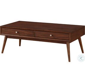 Frolic Brown 2 Drawer Coffee Table