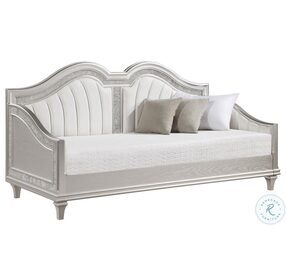 Evangeline Silver And Ivory Twin Daybed