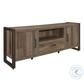 Dogue Brown And Gunmetal 63" TV Stand