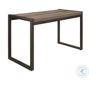 Dogue Brown And Gunmetal Writing Desk