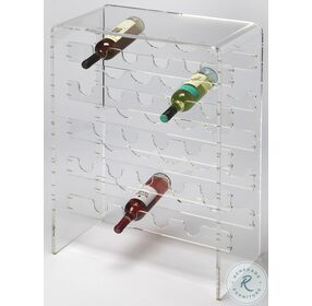 Crystal Clear Acrylic Wine Rack