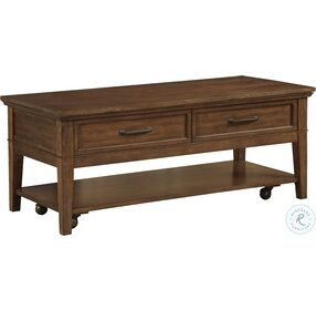 Whitley Walnut Cocktail Table With Lift Top