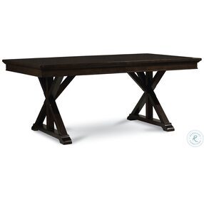 Thatcher Amber Expandable Trestle Dining Table