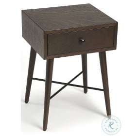 Delridge Coffee And Black End Table