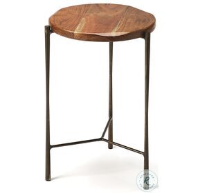 Industrial Chic Brisbane Live Edge Accent Table