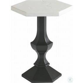 Pavlova Lightly Textured Graphite Outdoor Accent Table