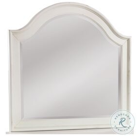 Rodanthe Dove White Landscape Mirror