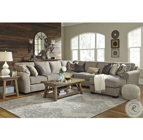 Pantomine Driftwood 5 Piece Sectional with RAF Chaise