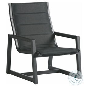 South Beach Dark Graphite Outdoor Lounge Chair