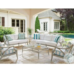Silver Sands Outdoor 49" Rectangular Occasional Table Set
