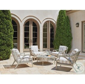 Silver Sands Outdoor 40" Rectangular Occasional Table Set