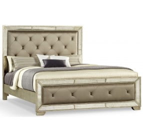 Farrah King Panel Upholstered Bed