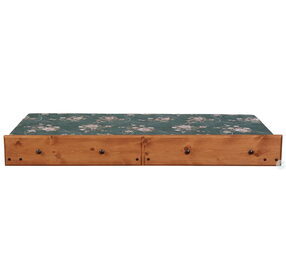 Wrangle Hill Amber Wash Trundle with Bunkie Mattress