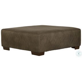 Royce Taupe 45" Cocktail Ottoman