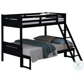 Littleton Black Twin Over Full Bunk Bed