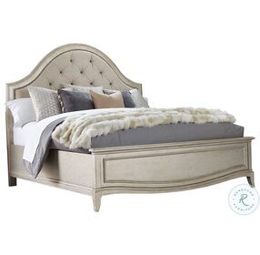 Starlite Silver Queen Upholstered Panel Bed