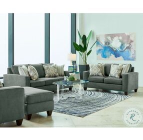 Boha Charcoal Living Room Set