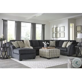 Eltmann Slate Chaise Large LAF Sectional