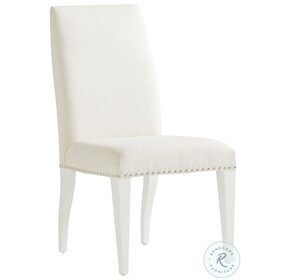 Avondale Arctic White Darien Upholstered Side Chair