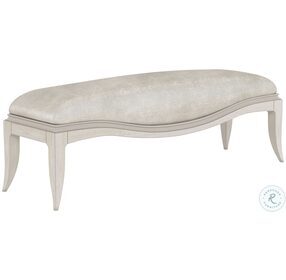 Starlite Ivory Bed Bench