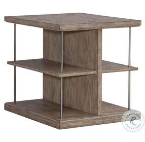 Cityscape Burnished Beige End Table