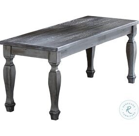 Fulbright Wire Brushed Gray 48" Bench
