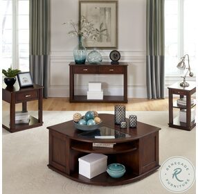 Wallace Dark Toffee Occasional Table Set