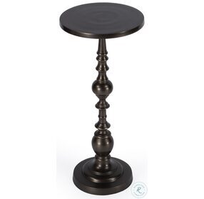 Darien Bronze Pedestal End Table